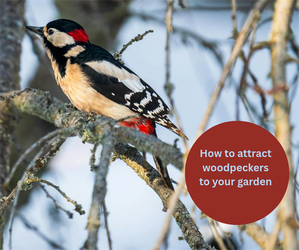 How to attract woodpeckers to your garden